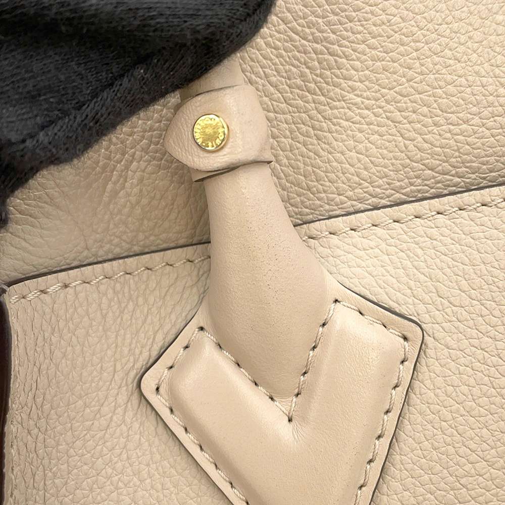 LOUIS VUITTON On My Side Greige M57729 Monogram Calf Leather Size PM