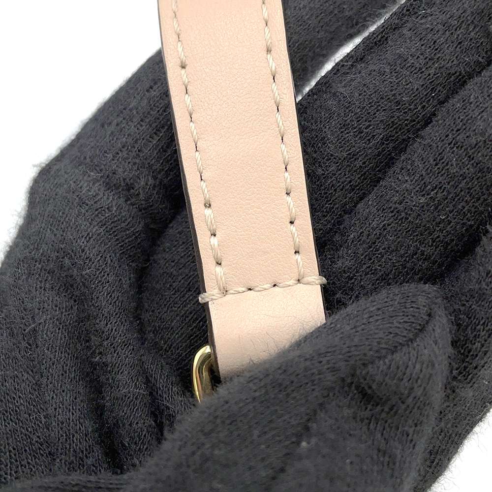 LOUIS VUITTON On My Side Greige M57729 Monogram Calf Leather Size PM