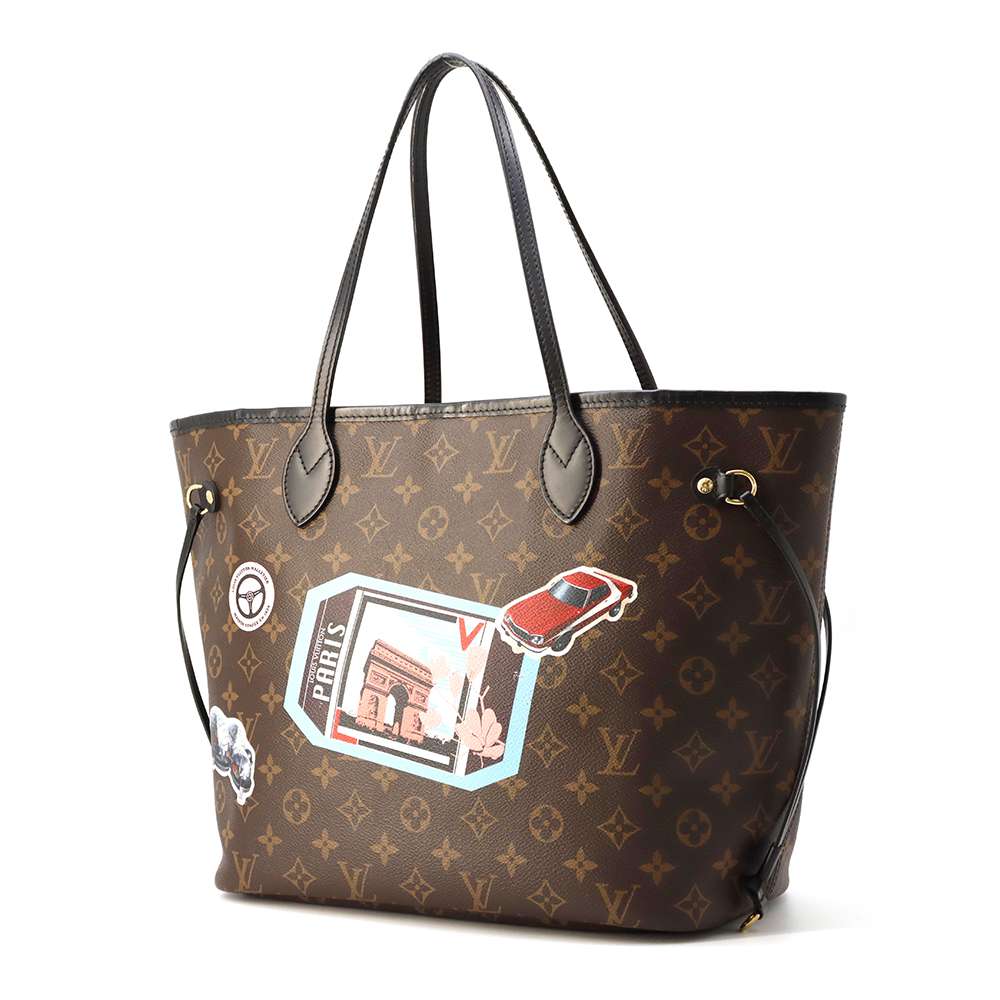 LOUIS VUITTON Neverfull Red M42844 Monogram sticker Size MM