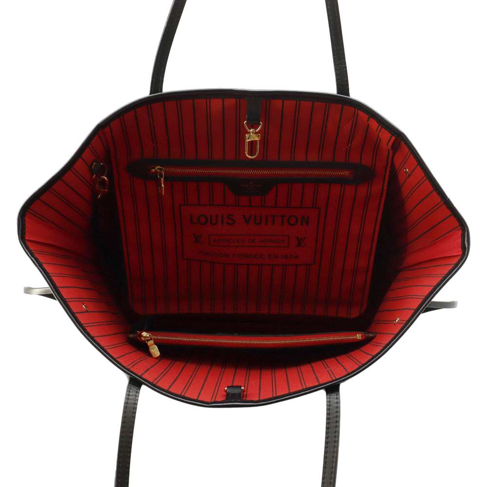 LOUIS VUITTON Neverfull Red M42844 Monogram sticker Size MM