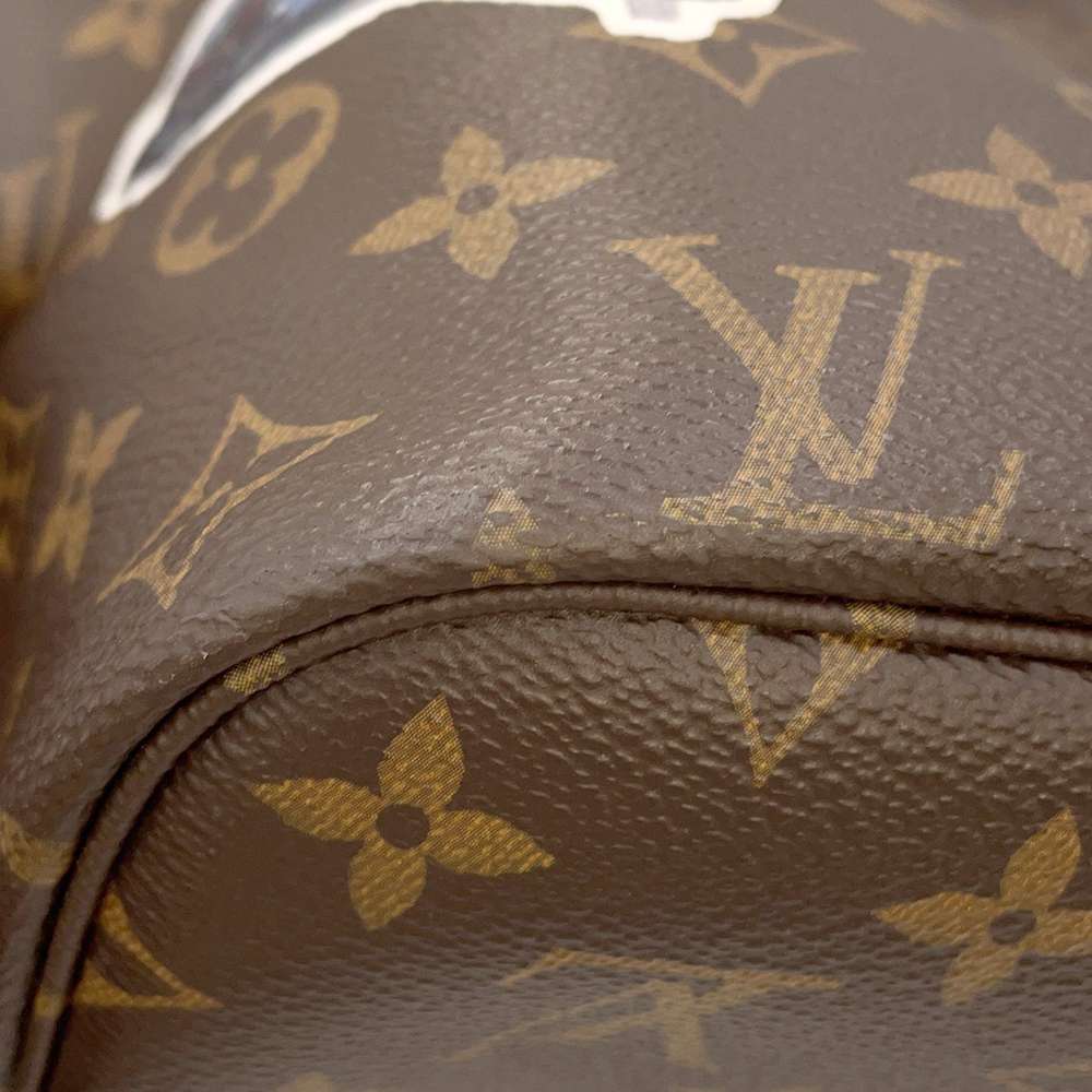 LOUIS VUITTON Neverfull Red M42844 Monogram sticker Size MM