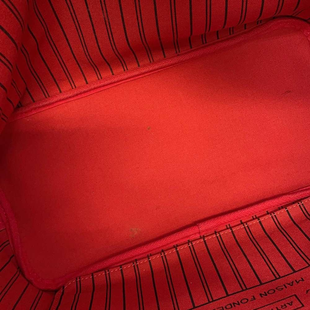 LOUIS VUITTON Neverfull Red M42844 Monogram sticker Size MM