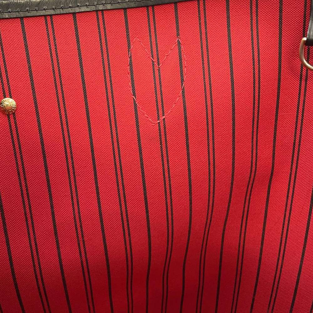 LOUIS VUITTON Neverfull Red M42844 Monogram sticker Size MM