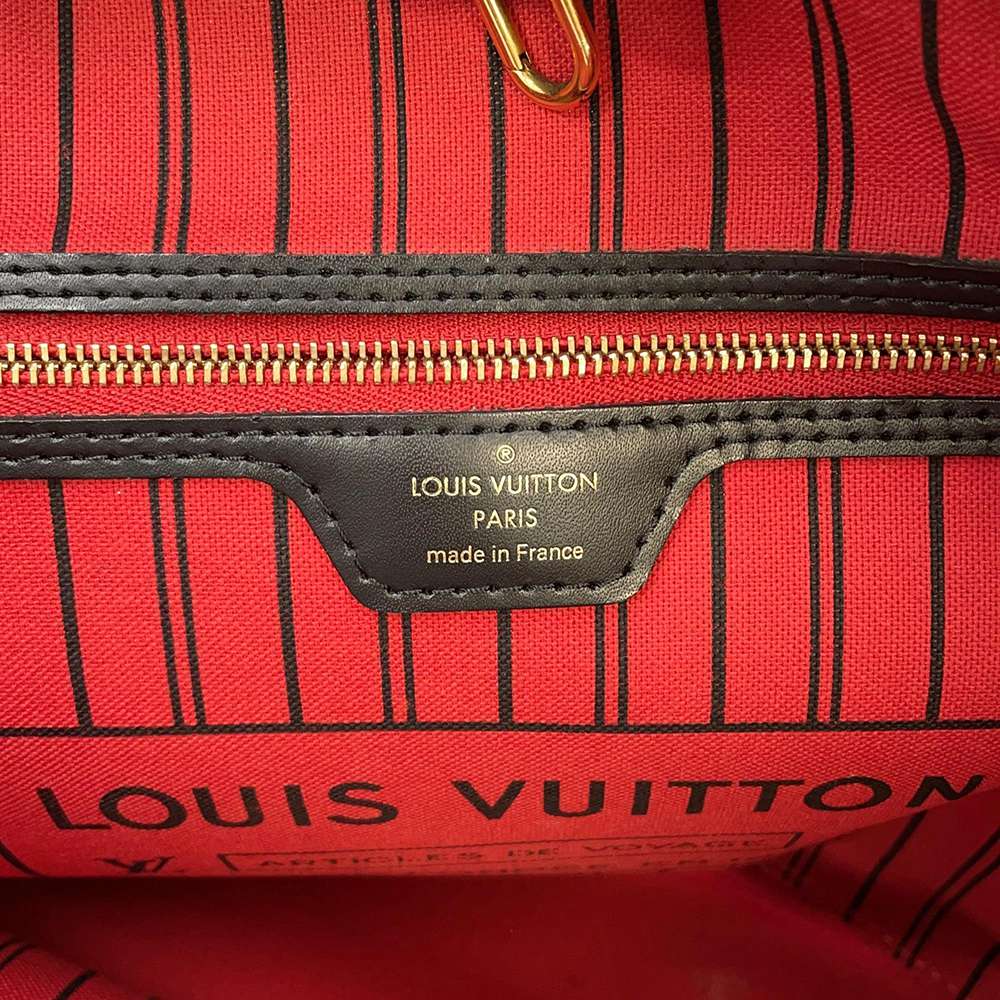 LOUIS VUITTON Neverfull Red M42844 Monogram sticker Size MM