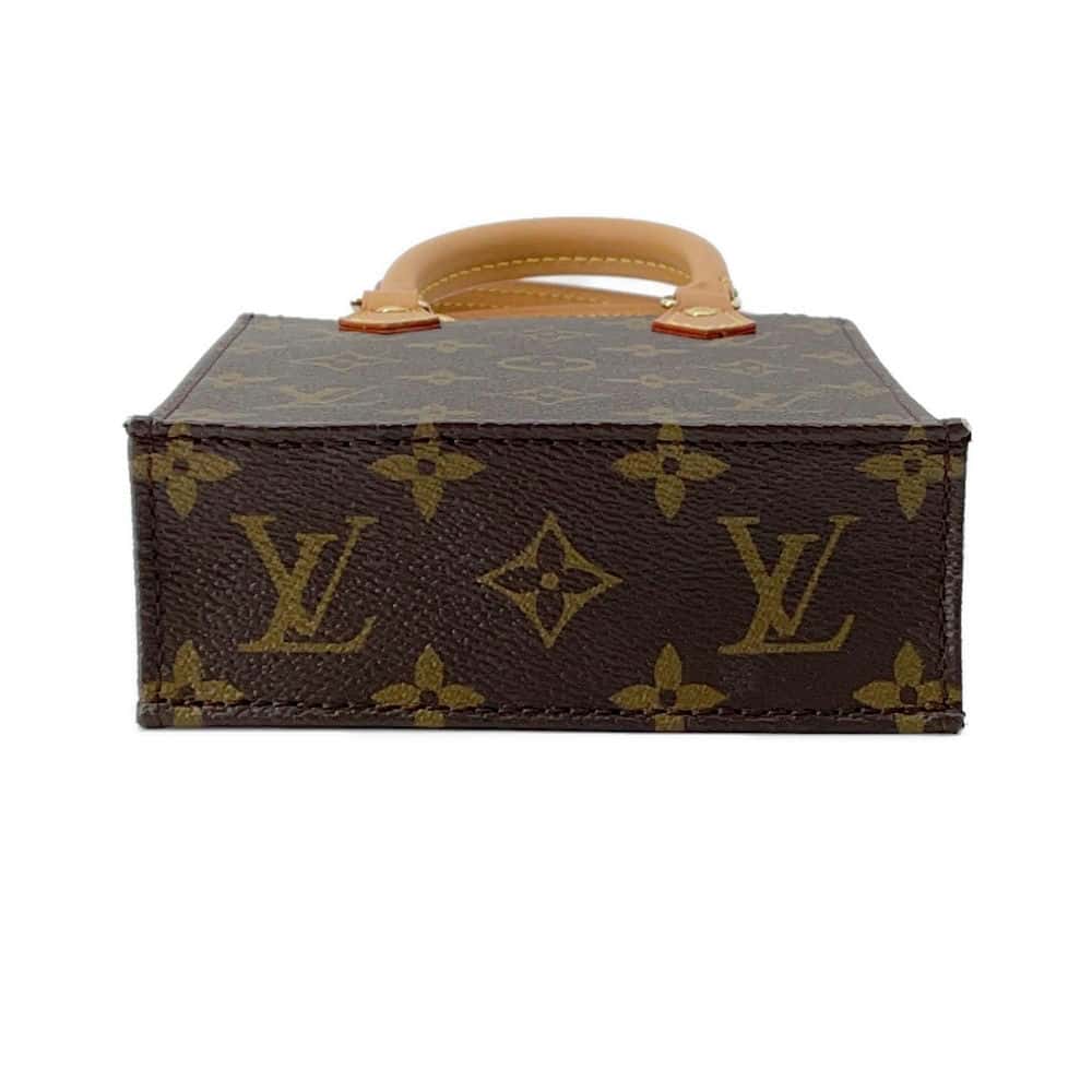 LOUIS VUITTON Petit Sac Plat Brown M69442 Monogram