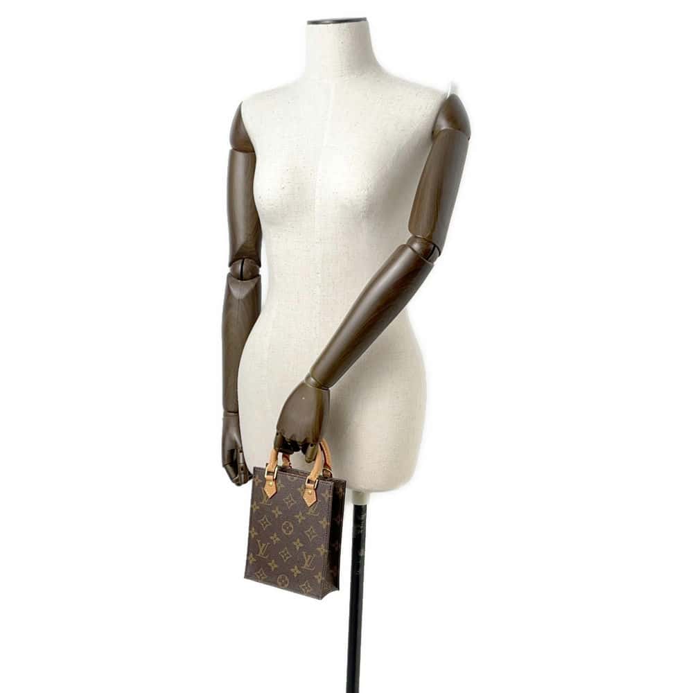 LOUIS VUITTON Petit Sac Plat Brown M69442 Monogram
