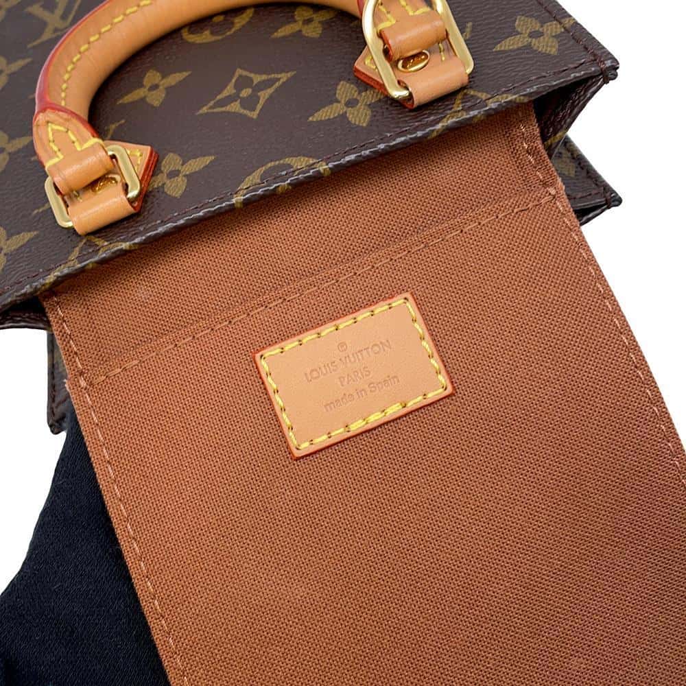 LOUIS VUITTON Petit Sac Plat Brown M69442 Monogram