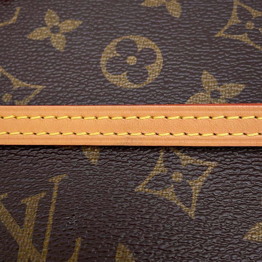 LOUIS VUITTON Petit Sac Plat Brown M69442 Monogram
