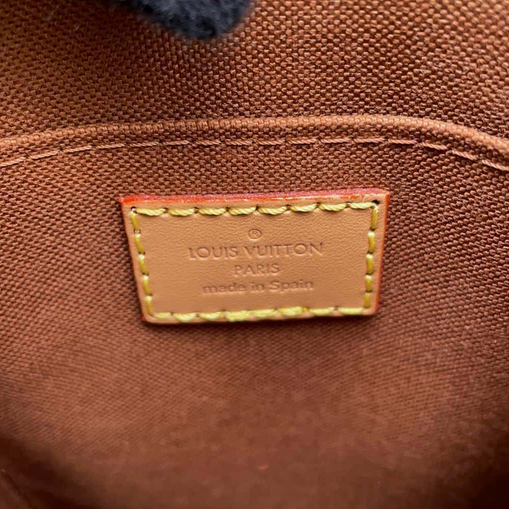 LOUIS VUITTON Petit Sac Plat Brown M69442 Monogram