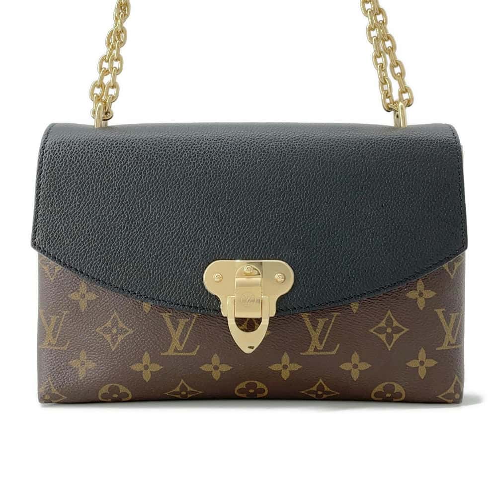 LOUIS VUITTON Saint-Placide Noir M43714 Monogram Leather