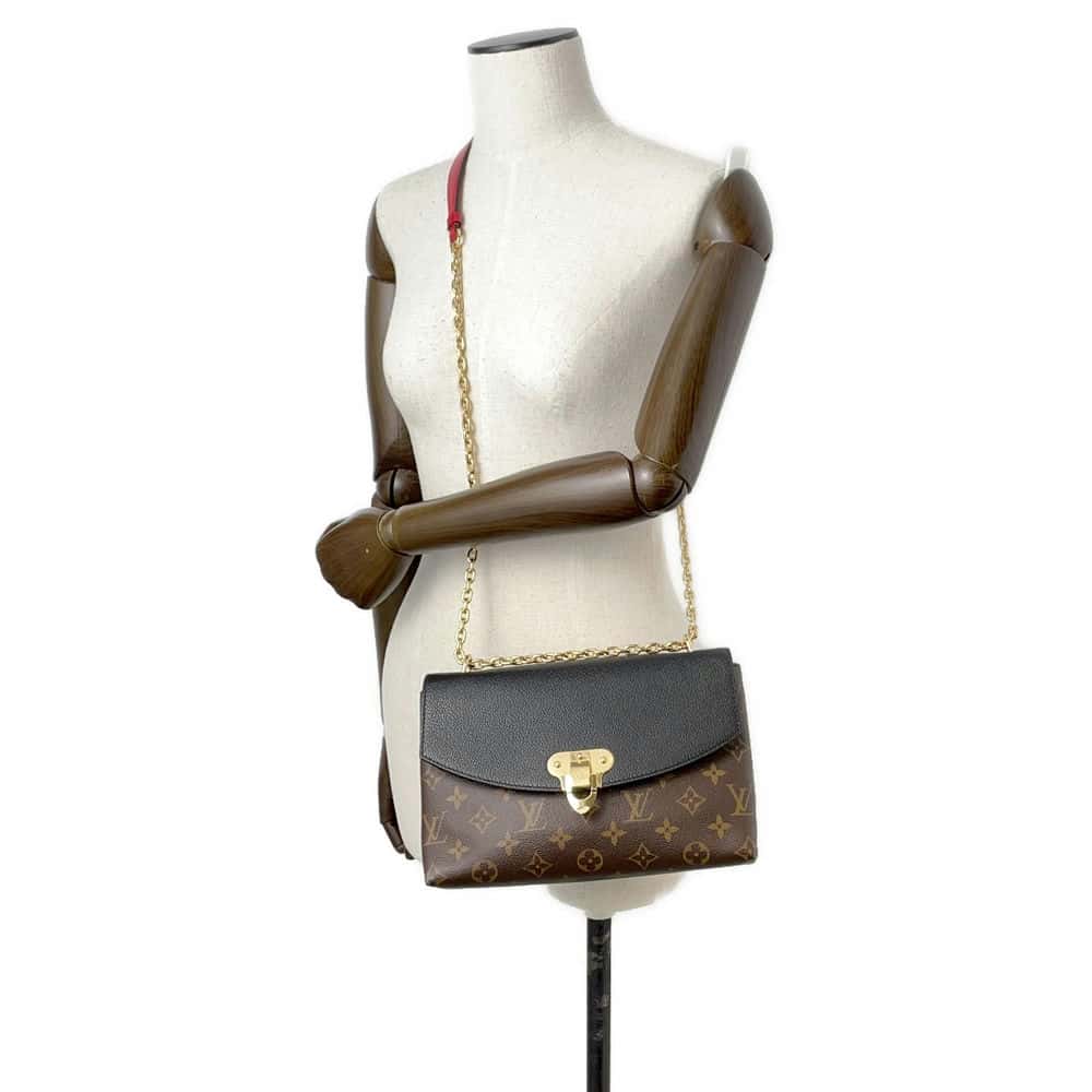 LOUIS VUITTON Saint-Placide Noir M43714 Monogram Leather