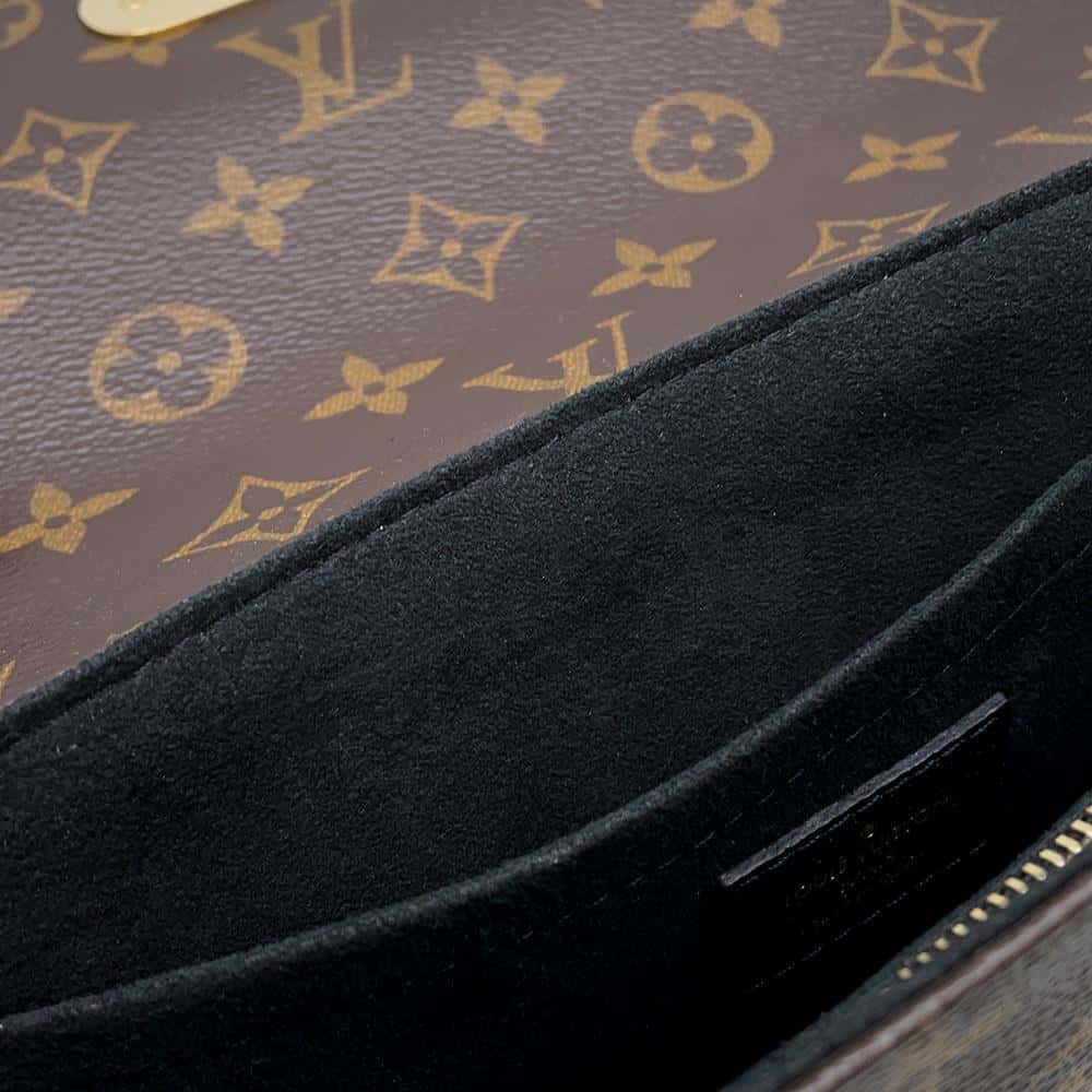 LOUIS VUITTON Saint-Placide Noir M43714 Monogram Leather