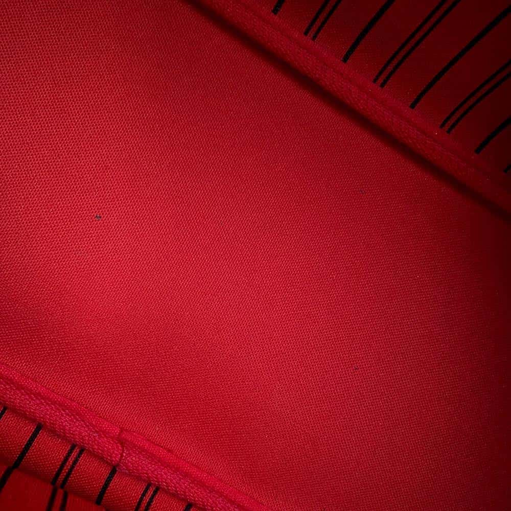 LOUIS VUITTON Neverfull Red N41359 Damier Ebene Canvas Size PM
