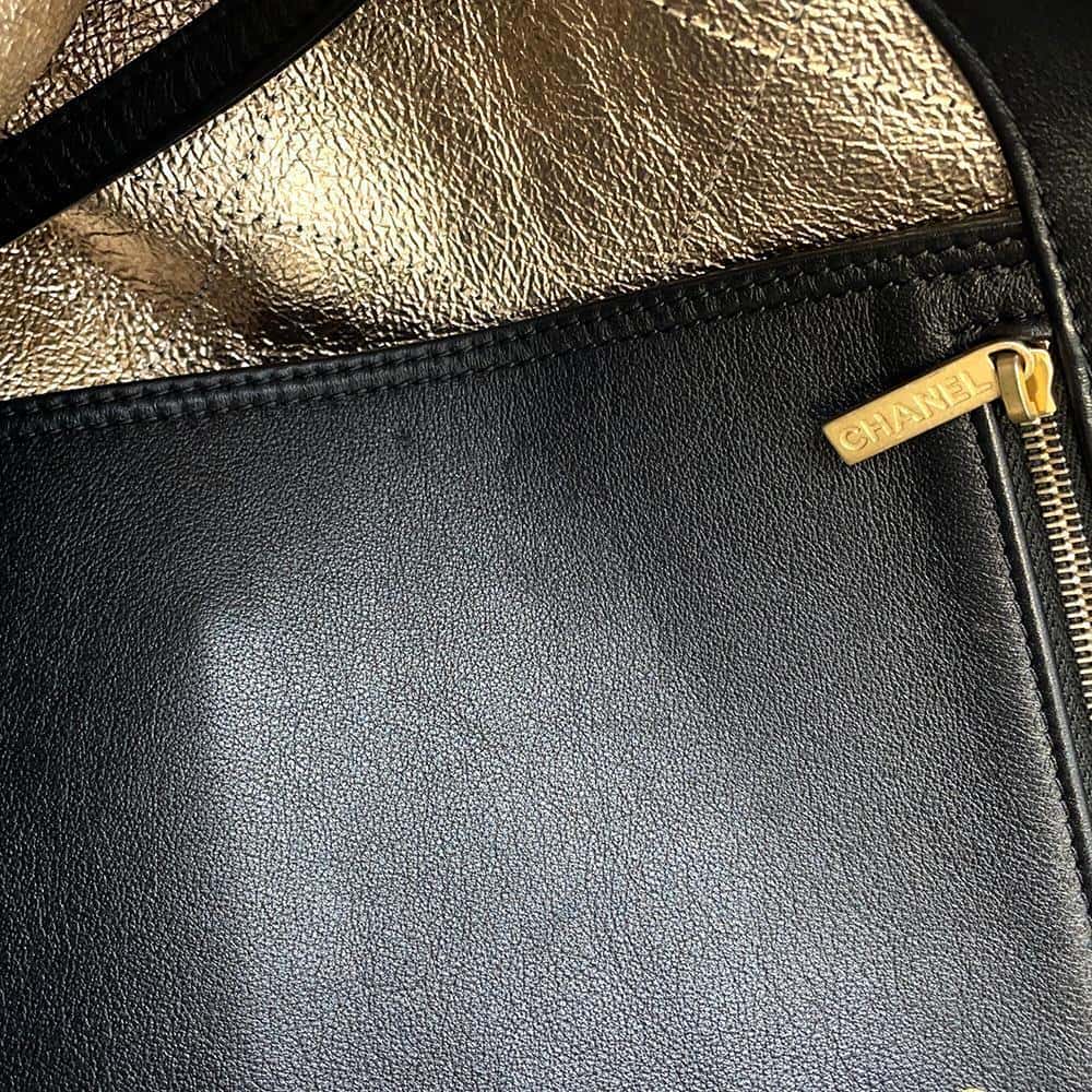CHANEL Matelasse 2way Chain Tote BlackAS3128 Lambskin