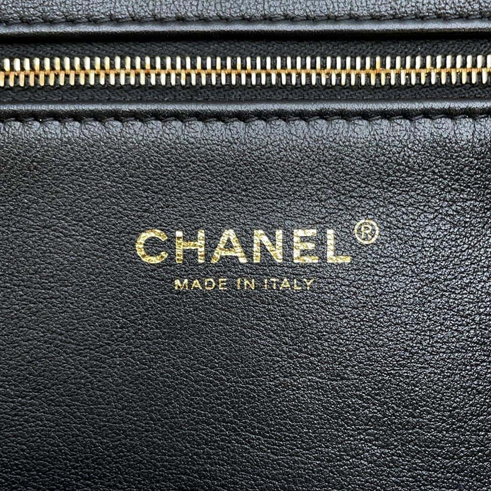 CHANEL Matelasse 2way Chain Tote BlackAS3128 Lambskin
