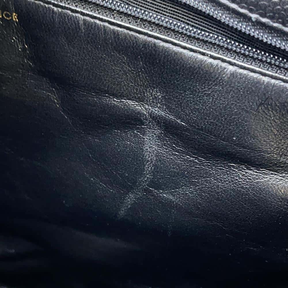 CHANEL Matelasse Chain Tote Black Caviar Leather