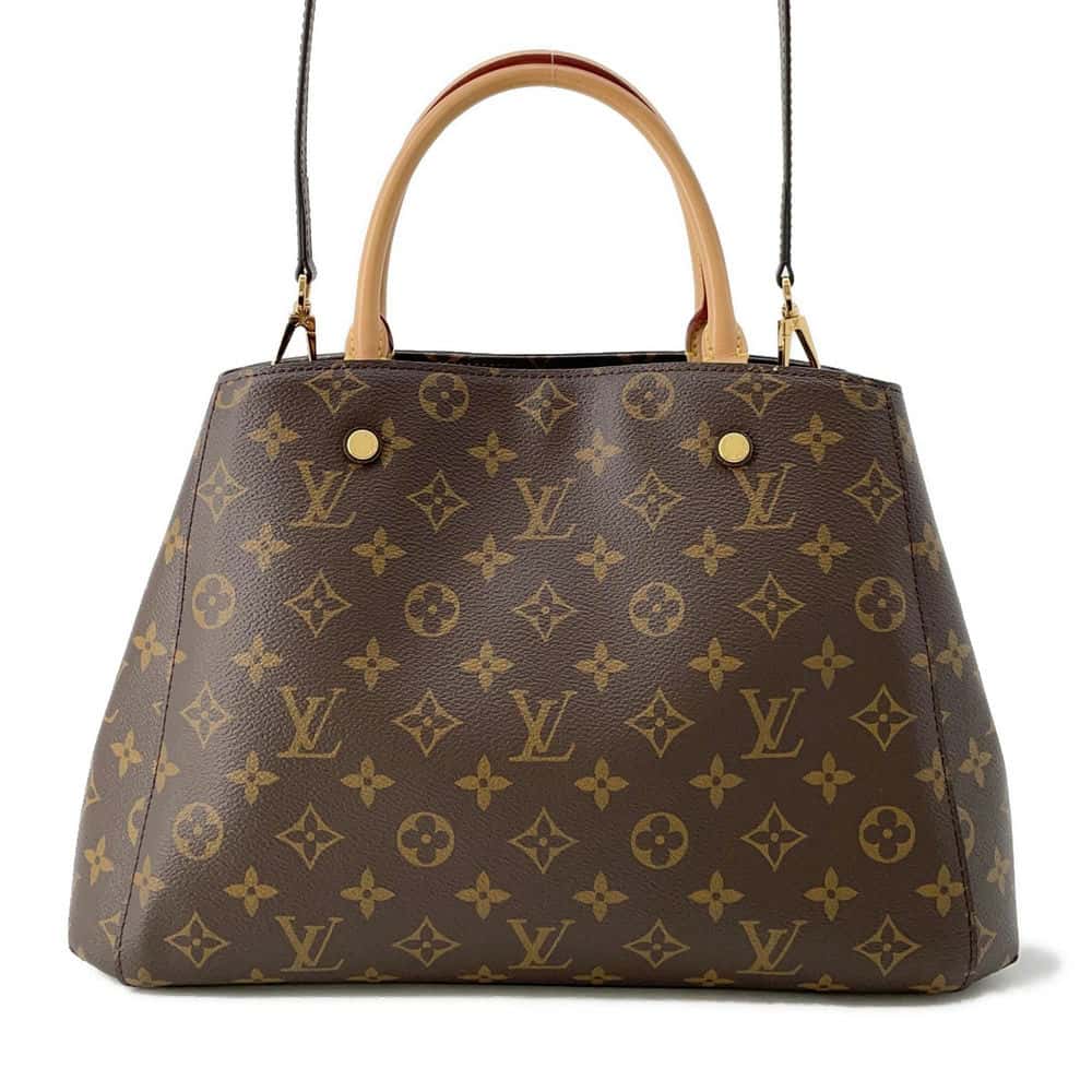 LOUIS VUITTON Montaigne Brown M41056 Monogram Size MM