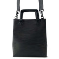 LOUIS VUITTON Sac Plat Fold Noir M58497 Epi Leather