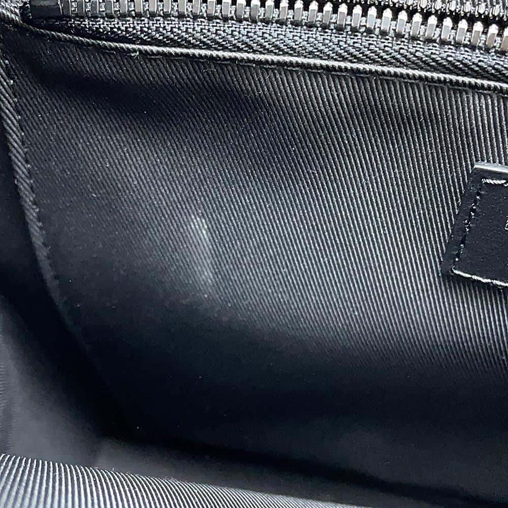 LOUIS VUITTON Sac Plat Fold Noir M58497 Epi Leather