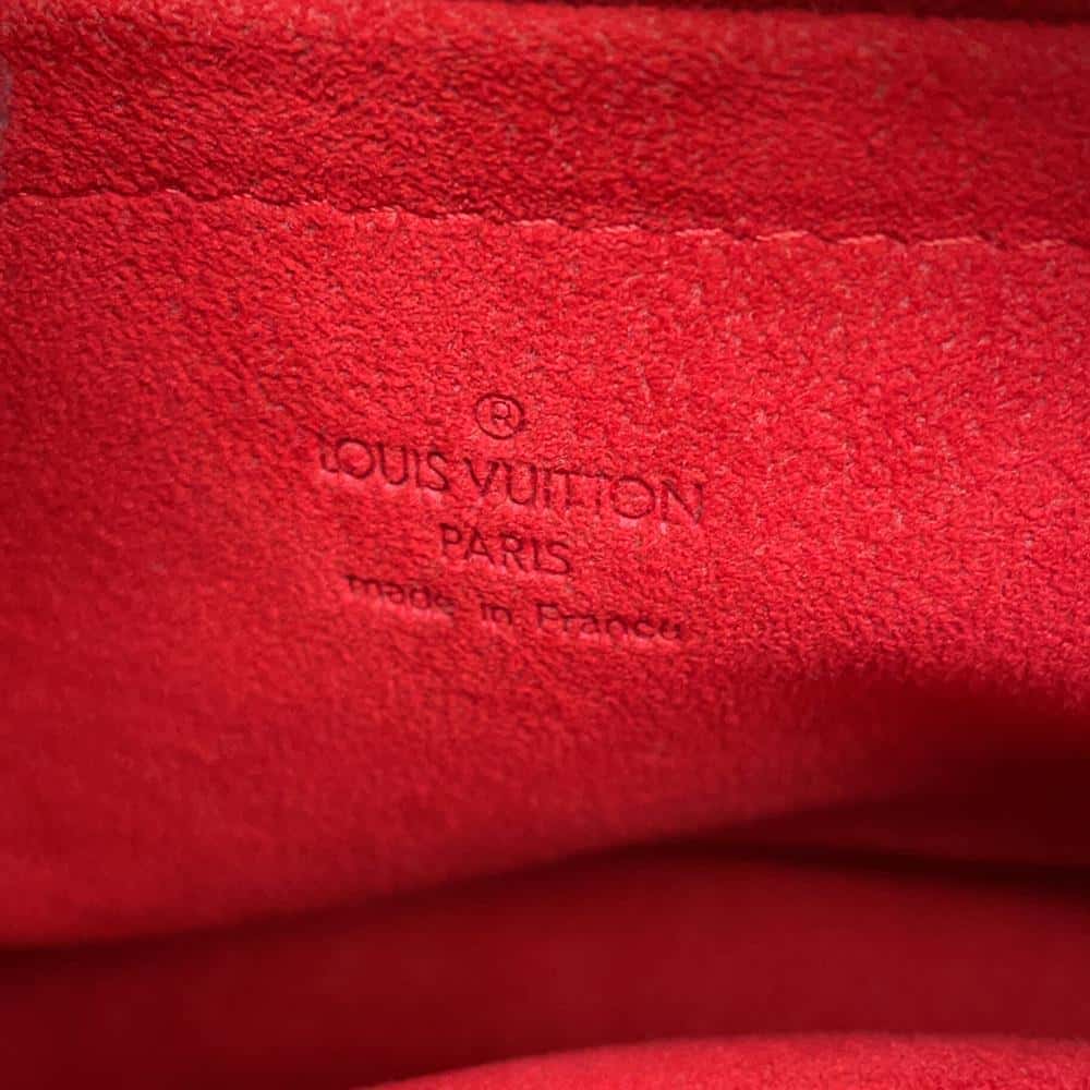 LOUIS VUITTON Ravello Red N60006 Damier Ebene Canvas Size GM