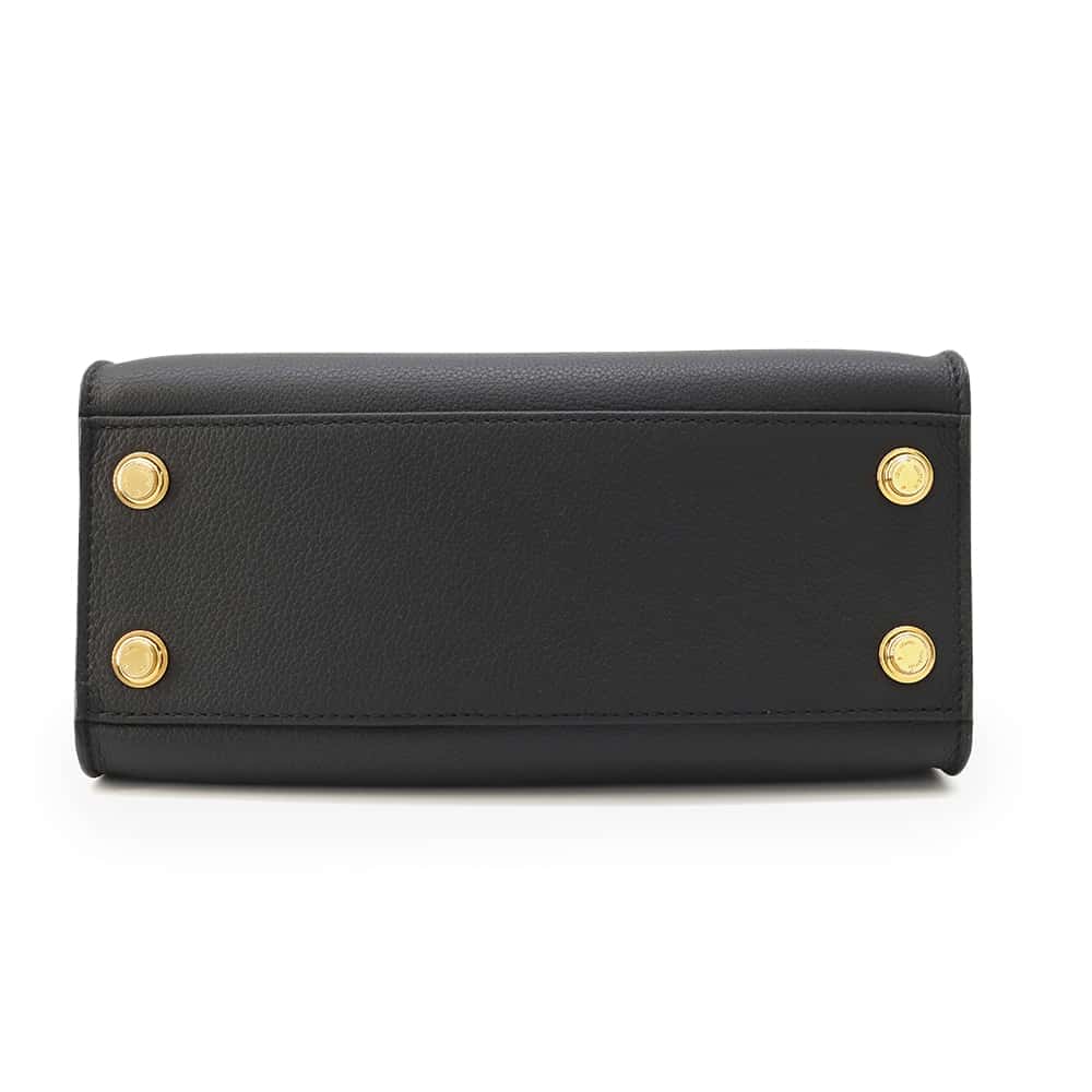 LOUIS VUITTON On My Side Noir M21546 Calf Leather Monogram Mahina Size PM