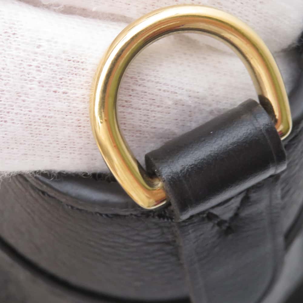 LOUIS VUITTON On My Side Noir M21546 Calf Leather Monogram Mahina Size PM