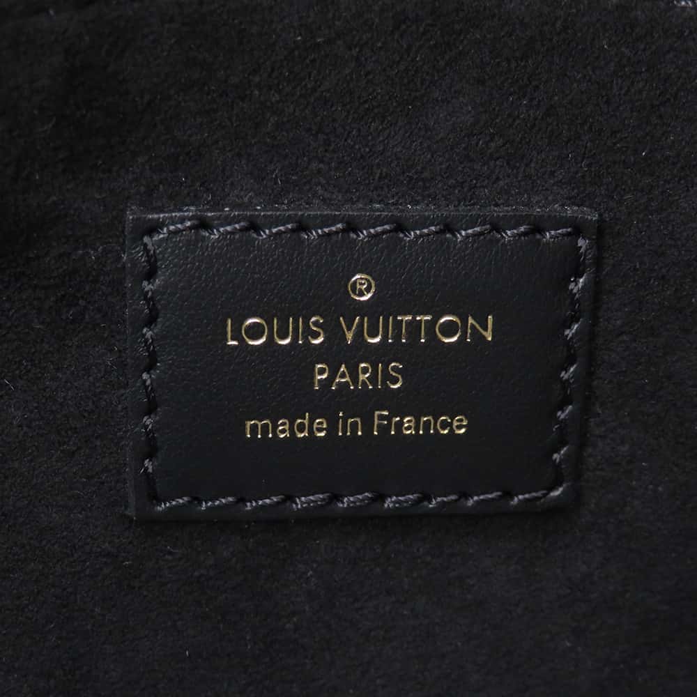 LOUIS VUITTON On My Side Noir M21546 Calf Leather Monogram Mahina Size PM