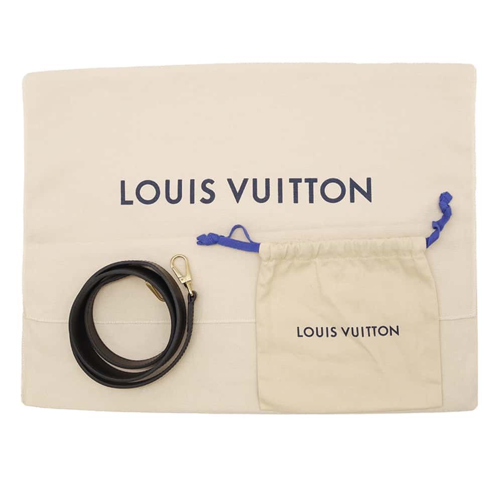 LOUIS VUITTON On My Side Noir M21546 Calf Leather Monogram Mahina Size PM
