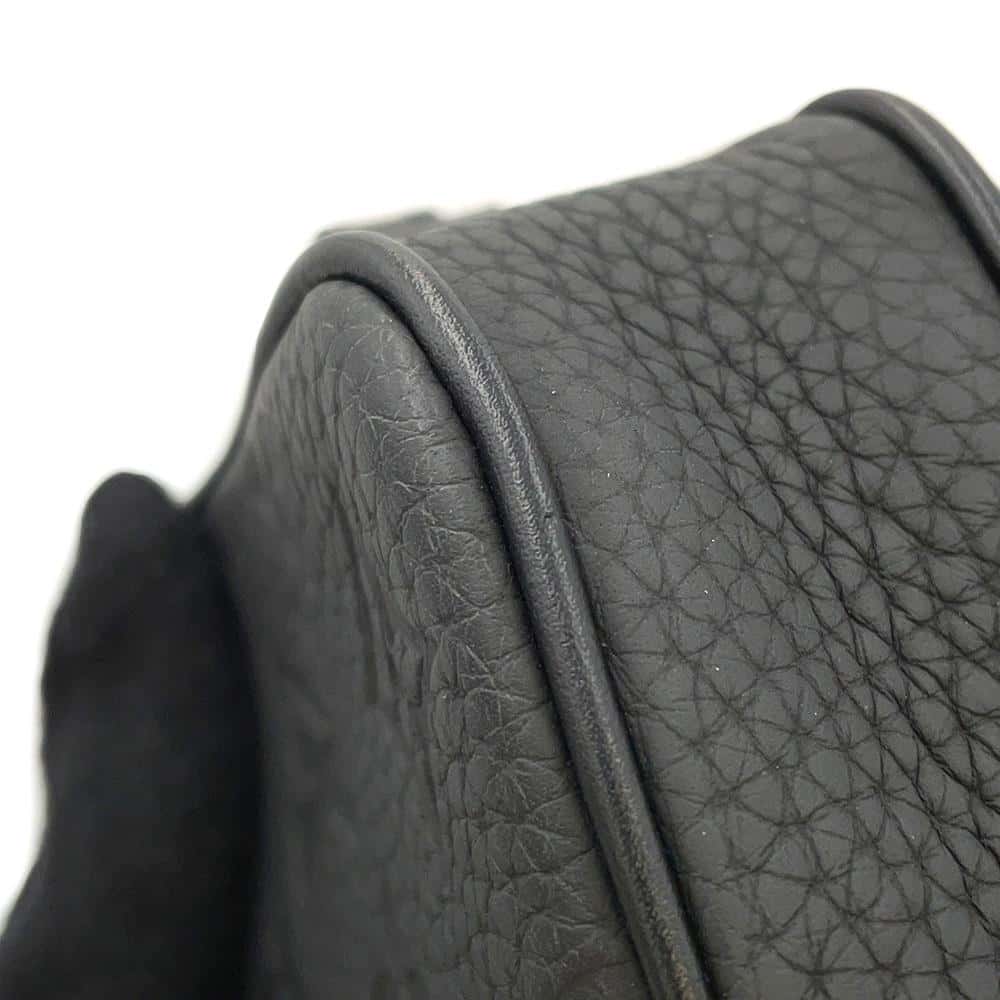 LOUIS VUITTON Pochette Volga Noir M55703 Monogram Empreinte Leather