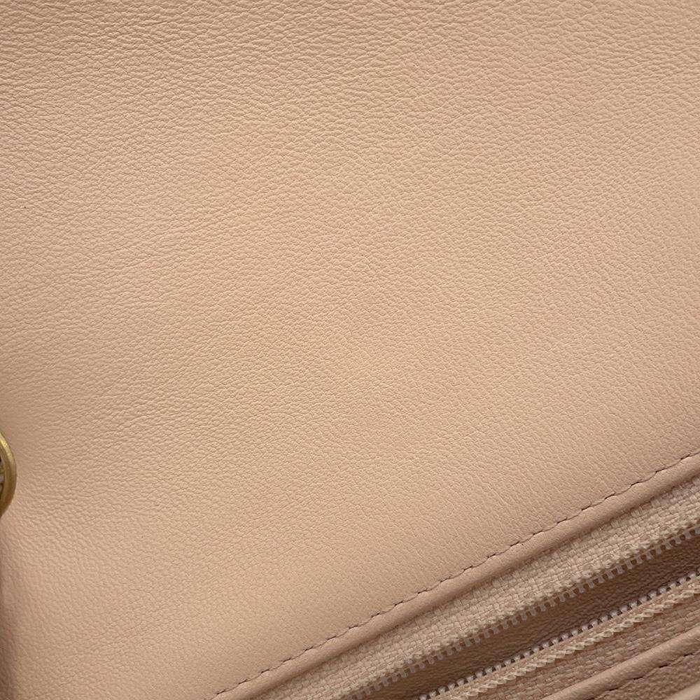 CHANEL Mini Matelasse Chain Shoulder Bag Pink/BlackA69900 Lambskin Size 20