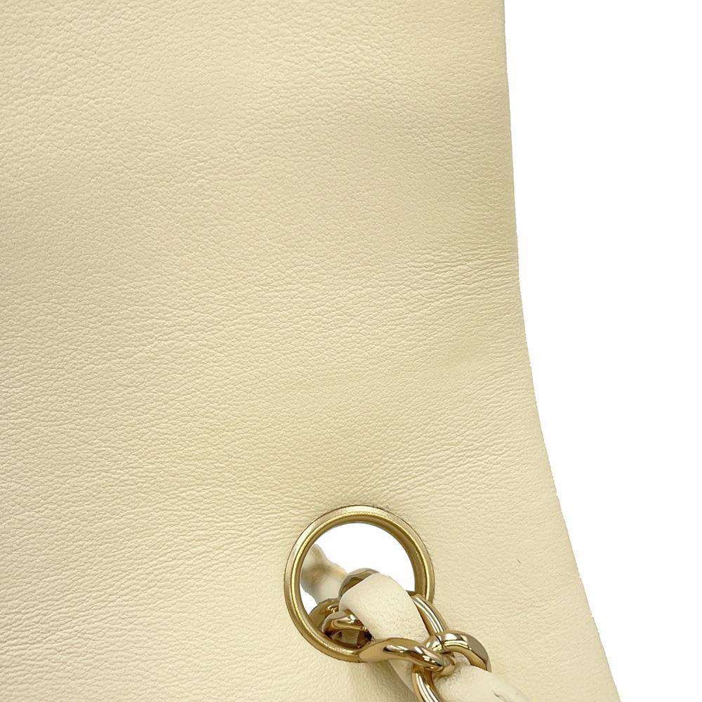 CHANEL Mini Matelasse ChainShoulder Bag Black/WhiteA69900 Lambskin Size 20