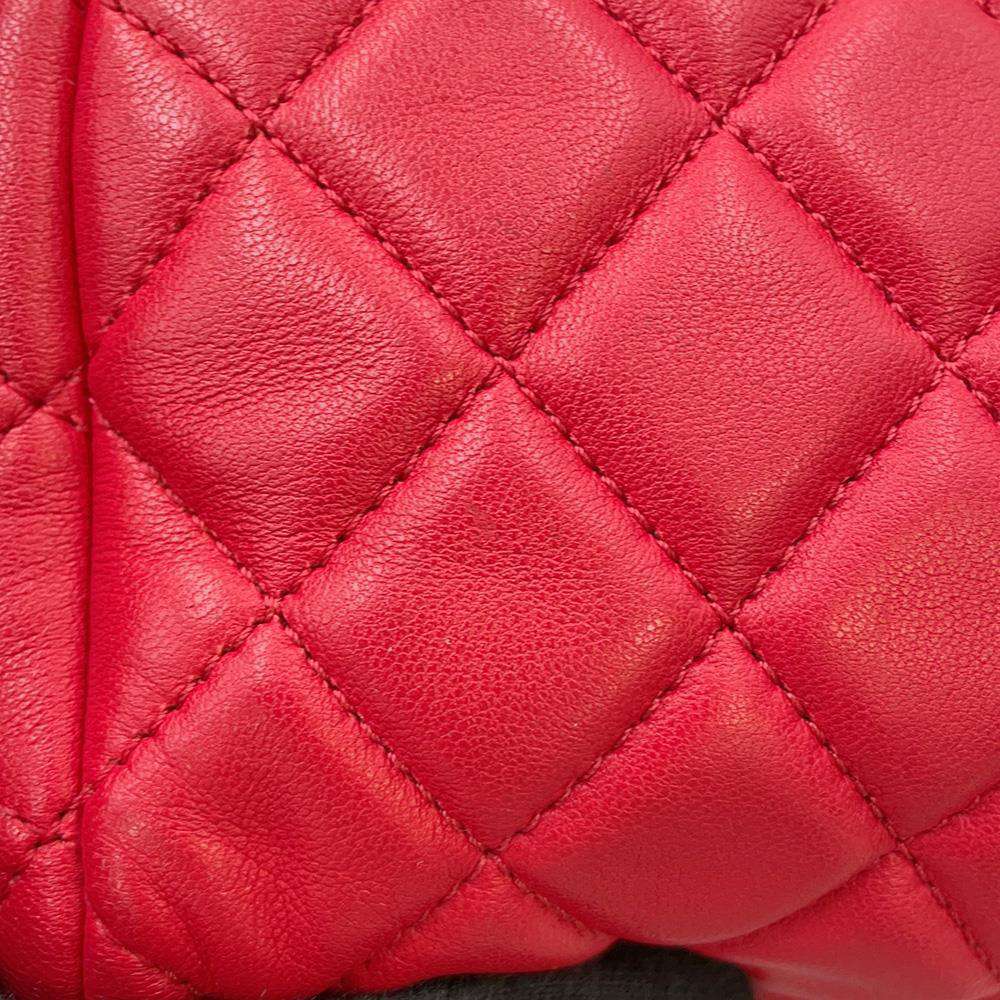 CHANEL Matelasse Urban Spirit Backpack RedA91122 Lambskin Size Large