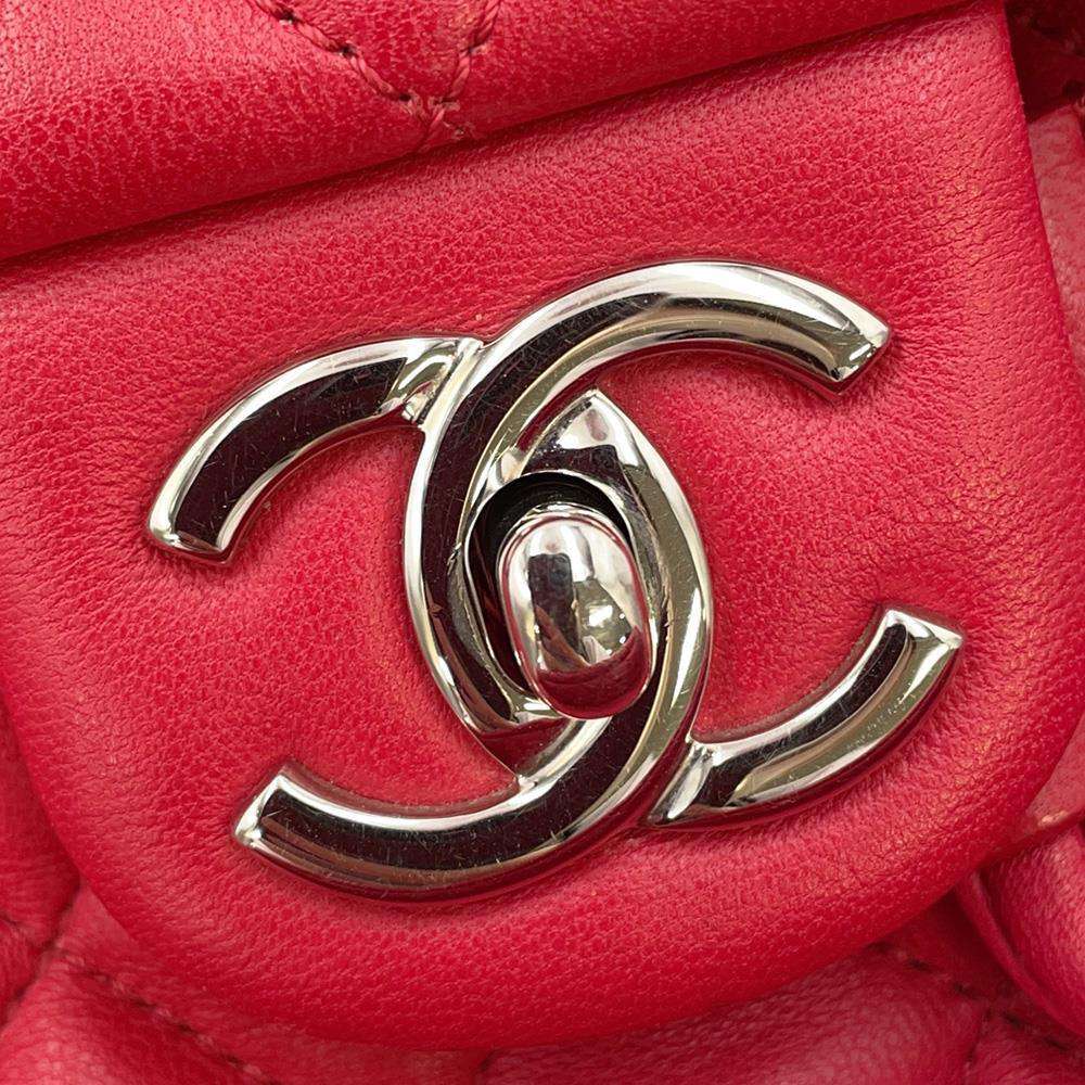 CHANEL Matelasse Urban Spirit Backpack RedA91122 Lambskin Size Large