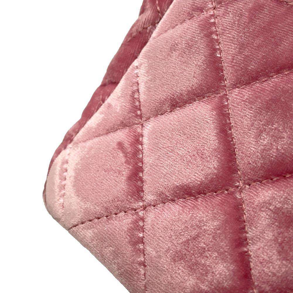 CHANEL Hobo Bag PinkAS4323 Velour Leather Size Small