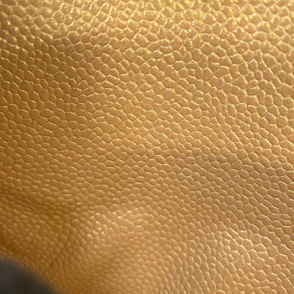 CHANEL Matelasse Chain Shoulder Bag GoldA01112 Caviar Leather Size 25