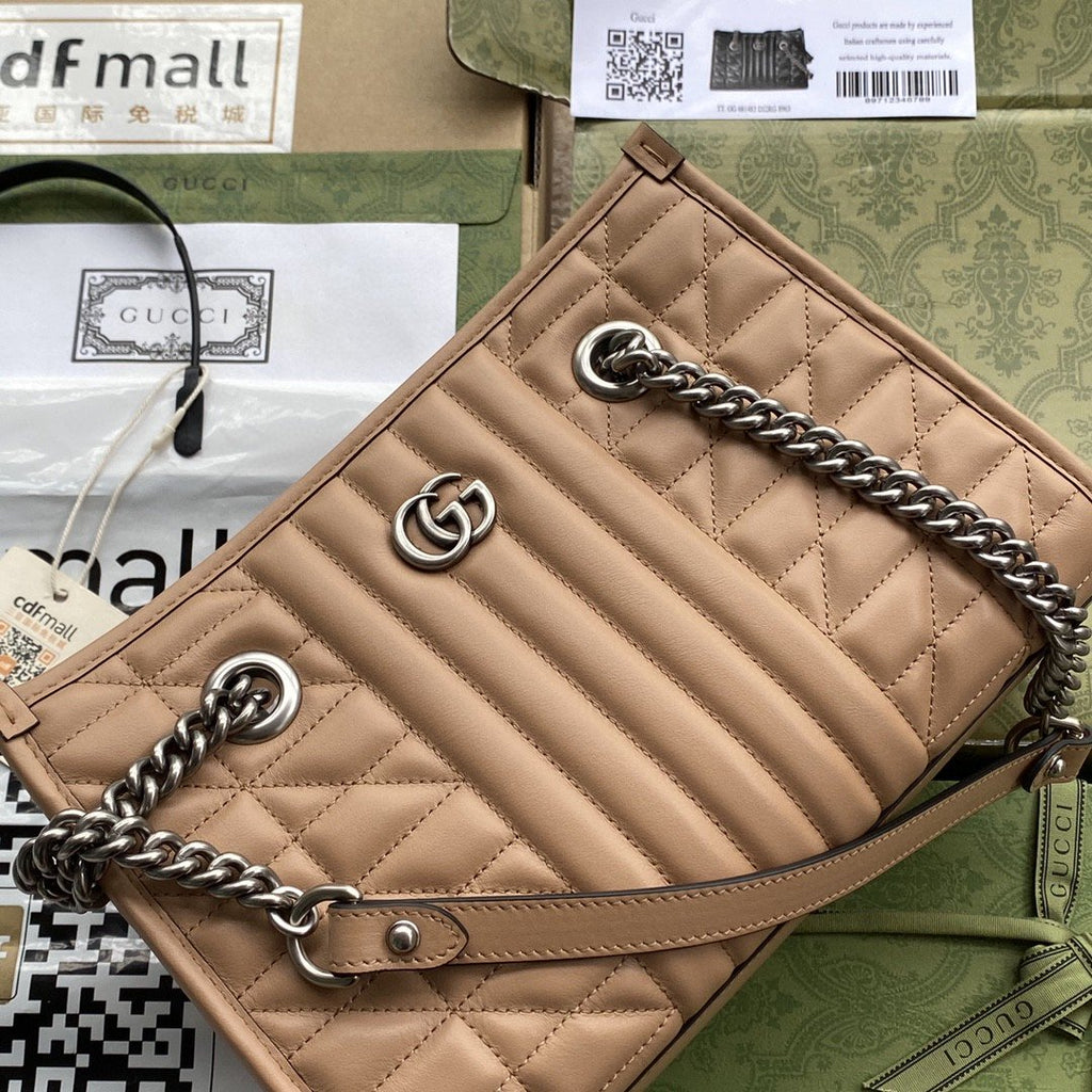 Glami Marmont MeGLAMIum Tote Bag Brown For Women 10.2in/26.5cm Glami