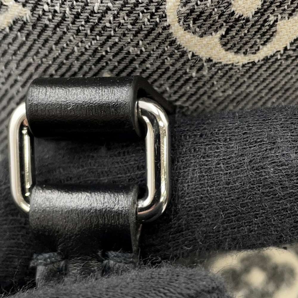 LOUIS VUITTON Onthego Noir/White M46448 Monogram・Jacquard Denim Size MM
