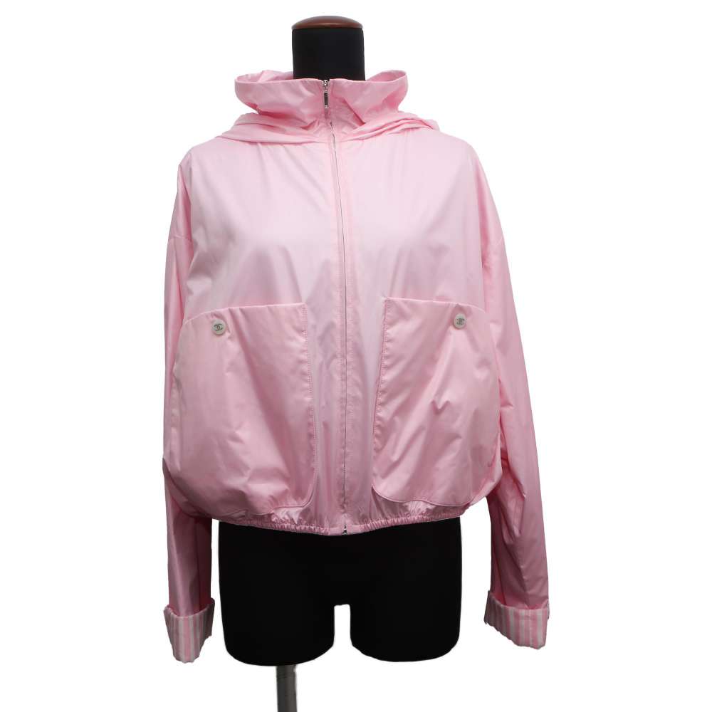 CHANEL Coco Beach Blouson Size 34 PinkP76226V68691 Polyester100%
