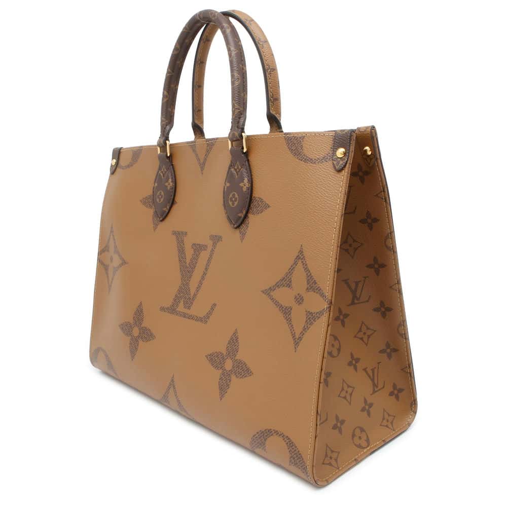 LOUIS VUITTON Onthego Red M45321 Monogram Monogram Reverse Canvas Monogram Giant Size MM