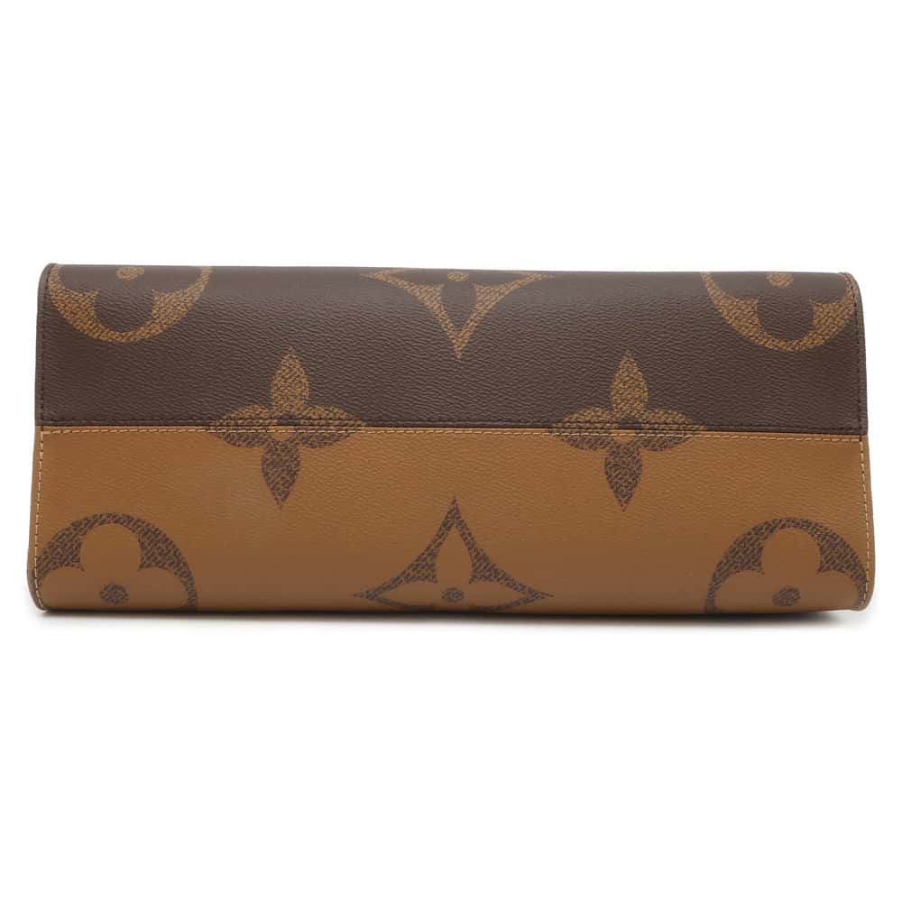 LOUIS VUITTON Onthego Red M45321 Monogram Monogram Reverse Canvas Monogram Giant Size MM