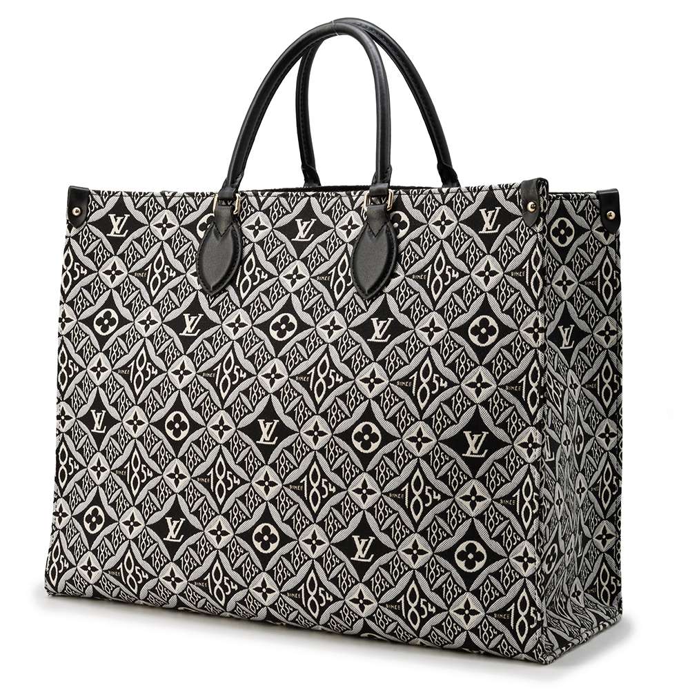 LOUIS VUITTON Onthego Noir M57207 Monogram・Jacquard SINCE1854 Size GM
