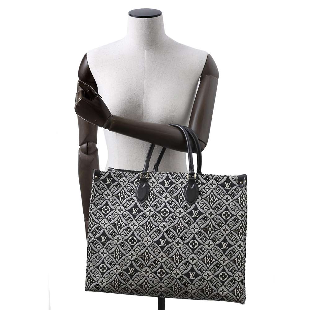 LOUIS VUITTON Onthego Noir M57207 Monogram・Jacquard SINCE1854 Size GM