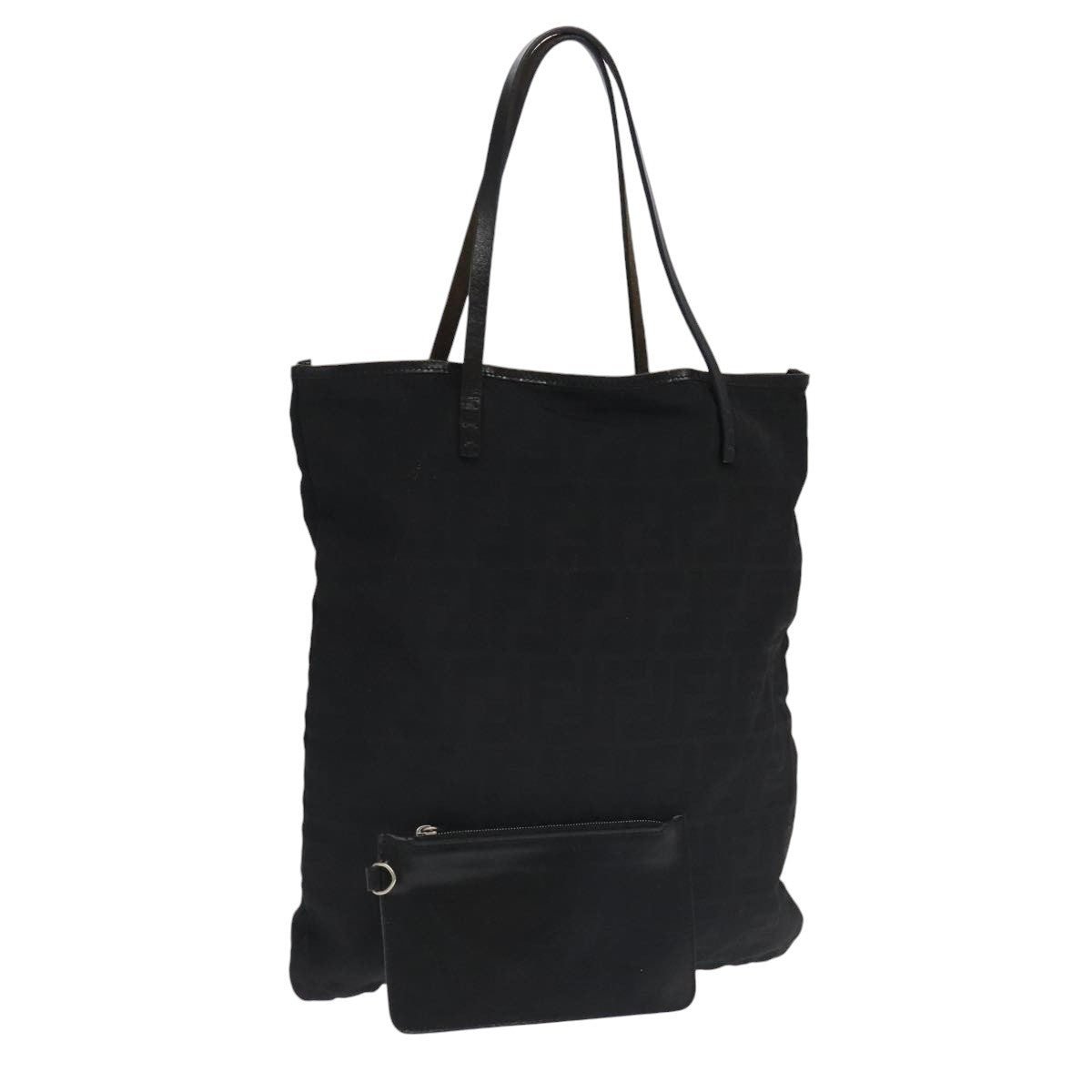 FENDI Zucca Canvas Tote Bag Black 98967