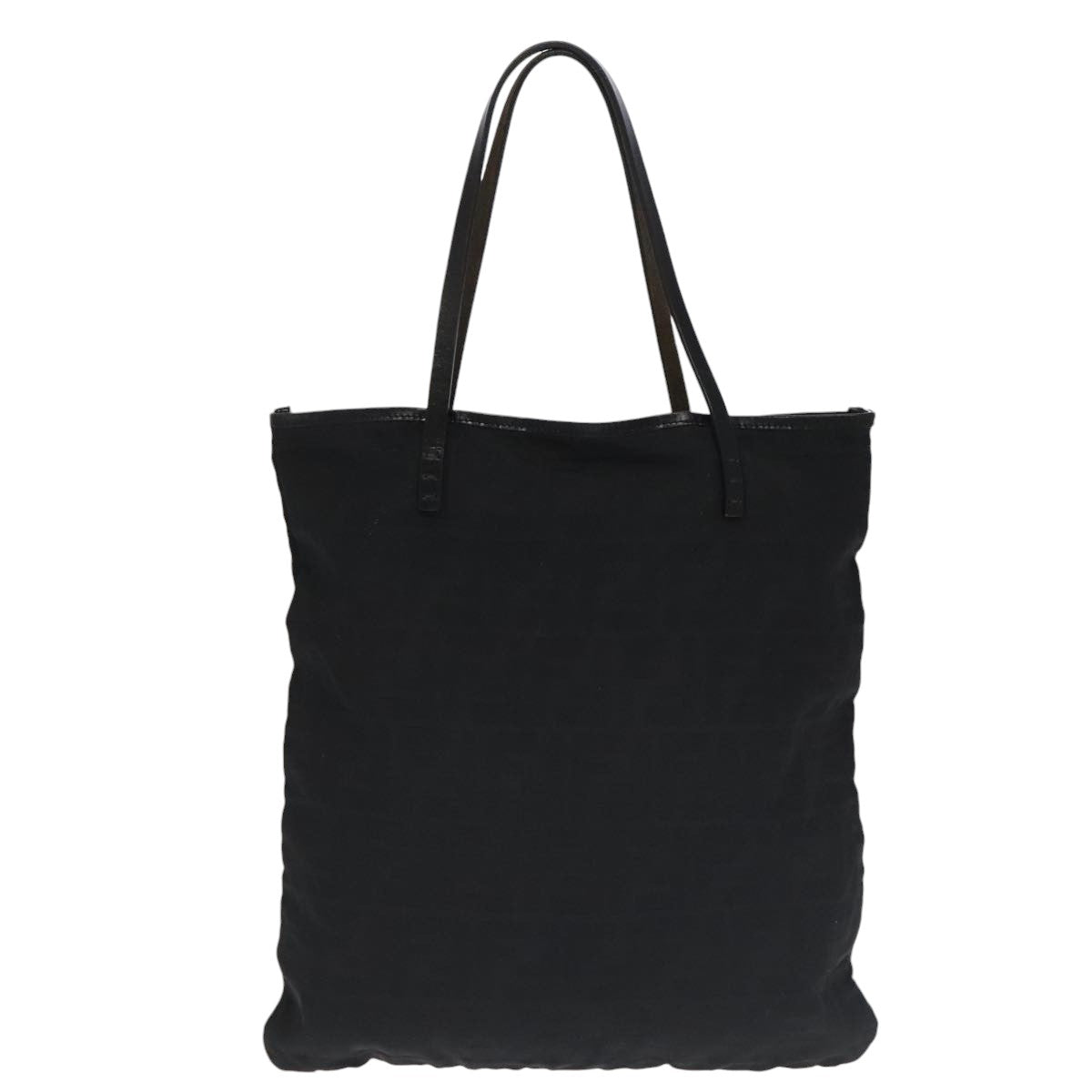 FENDI Zucca Canvas Tote Bag Black 98967