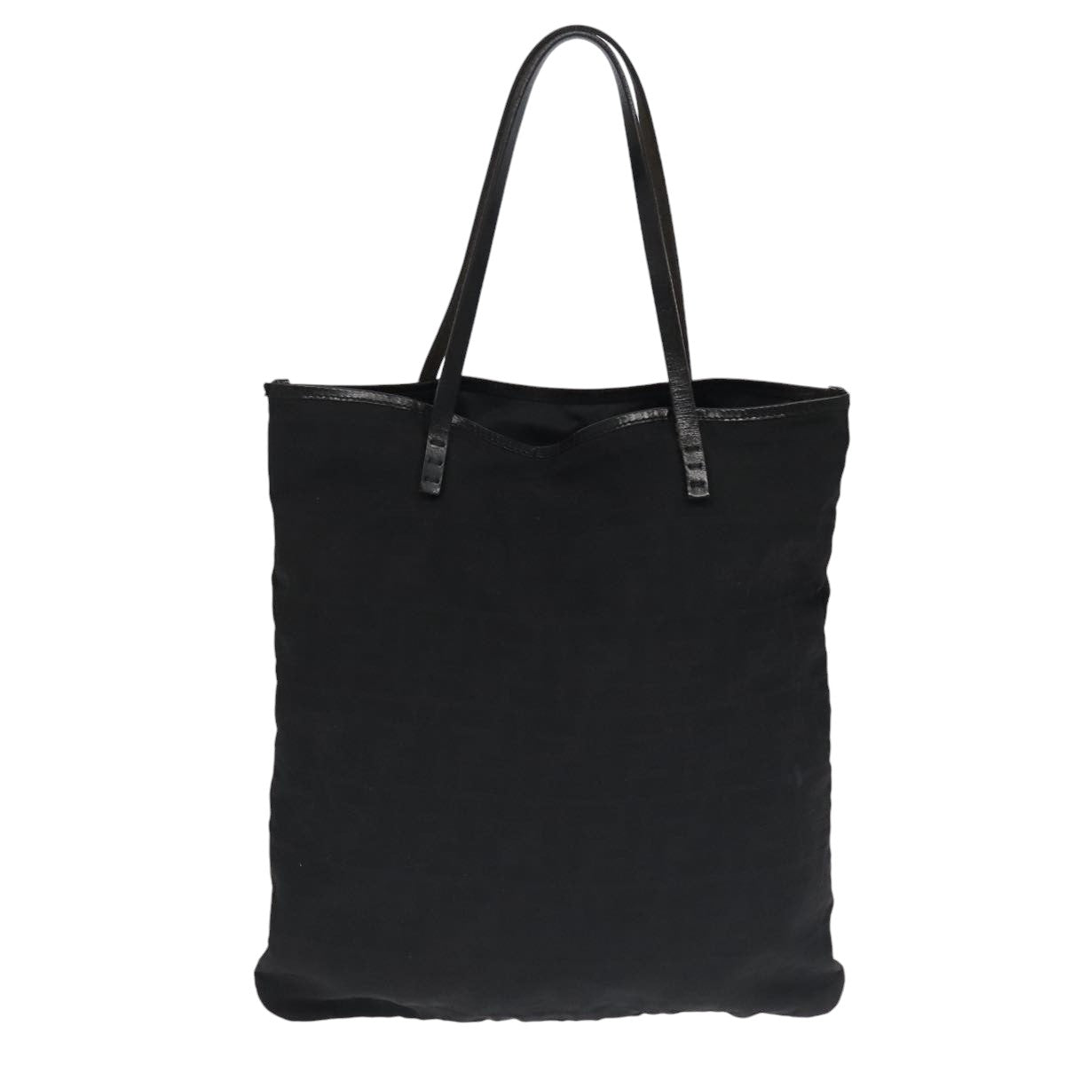 FENDI Zucca Canvas Tote Bag Black 98967