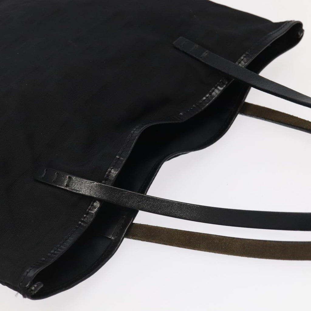 FENDI Zucca Canvas Tote Bag Black 98967