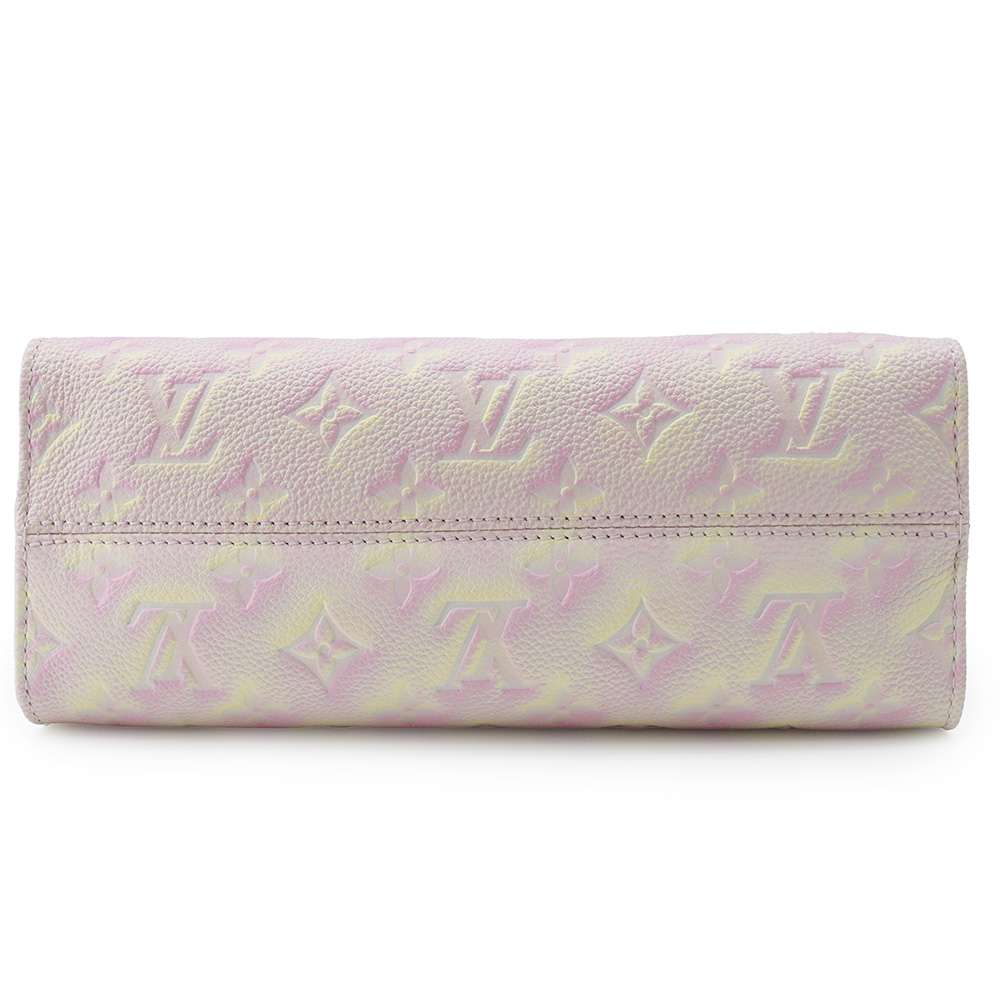 LOUIS VUITTON Onthego Light Pink M46168 Monogram Empreinte Leather Size PM