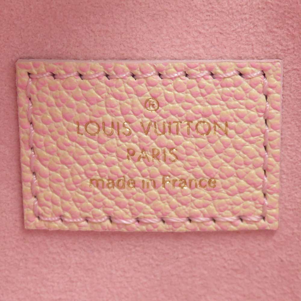 LOUIS VUITTON Onthego Light Pink M46168 Monogram Empreinte Leather Size PM