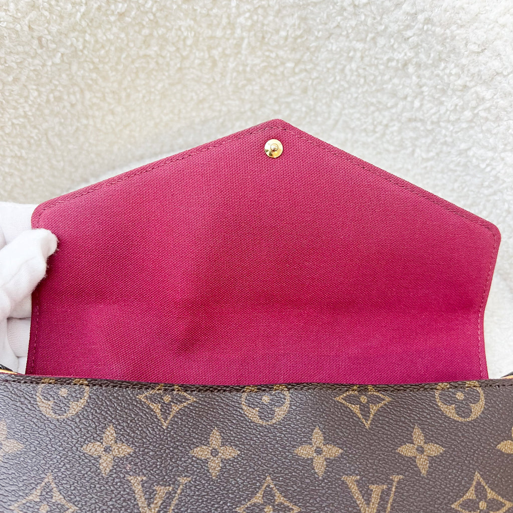 LV Felicie Pochette in Monogram Canvas and GHW