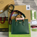 gg Diana Small Tote Bag Green For Women, Women’s Bags 11in/27cm gg ‎